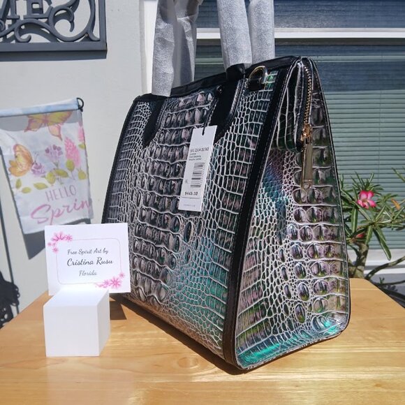 Stunning Brahmin Caroline Dusk Gleaming NWT - Picture 7 of 11